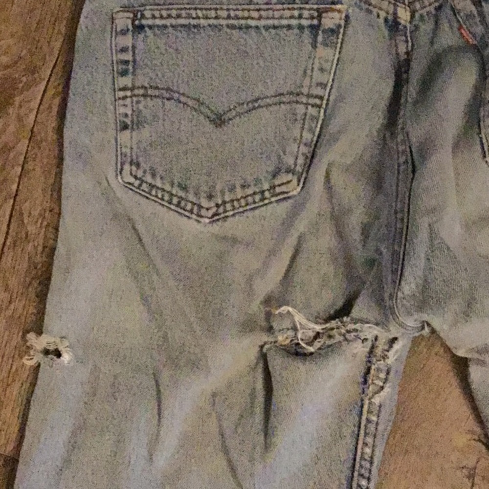 Levi 501 button fly jeans